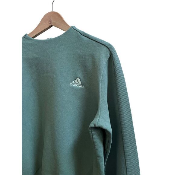 Adidas Essential Comfort Microfleece Lined High Mock Neck Sweatshirt Size Large - Picture 4 of 10